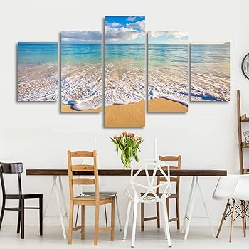 新品 絵画 キャンバス 油絵 海 水平線 風景画 木枠 フレーム付 61+5SdC0+SL._UF350,350_QL80_.jpg